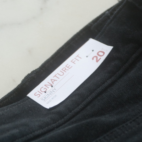 NWT Lane Bryant Signature Fit Skinny Corduroy Pant - Picture 6 of 9